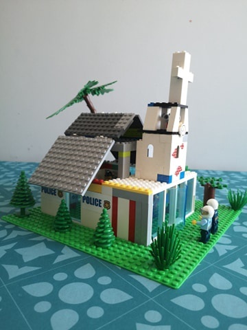 Kościół z klocków LEGO