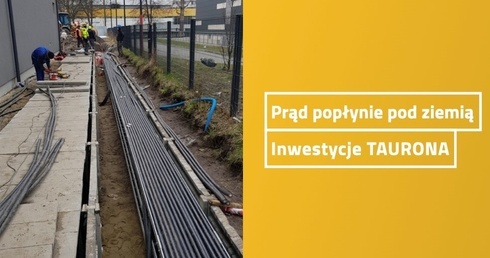 Prąd popłynie pod ziemią