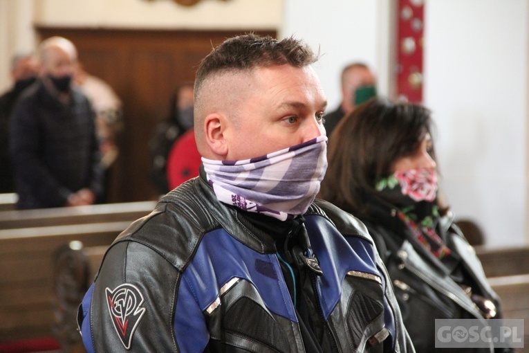 Msza za motocyklistów w Rokitnie