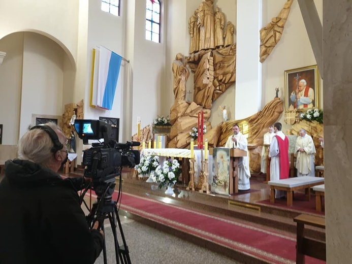 Msza św. w kościele pw. Pierwszych Męczenników Polski w Gorzowie Wlkp.