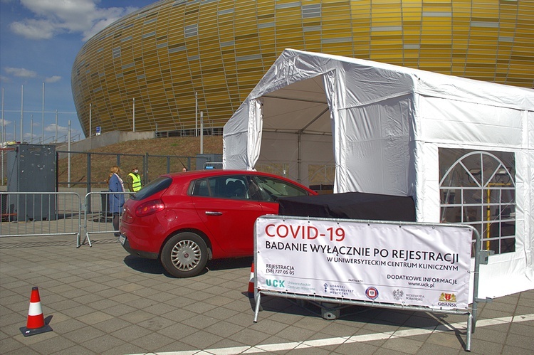 Gdański COVID-19 drive-thru