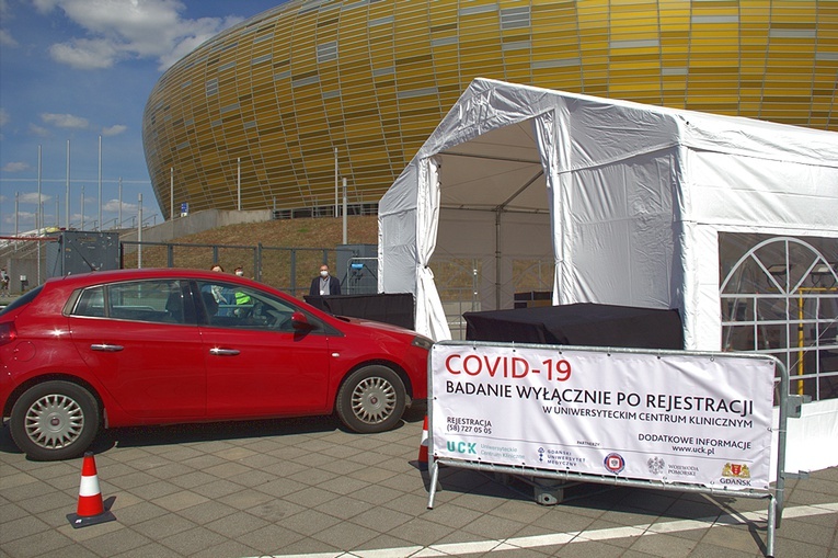 Gdański COVID-19 drive-thru