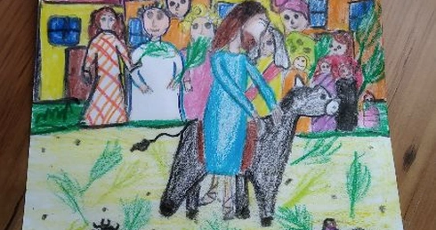 Rysunkowe powitanie Mesjasza