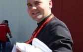 Ks. Paweł Radziejewski SDS - przewodnik grupy bł. ks. M. Sopoćki.