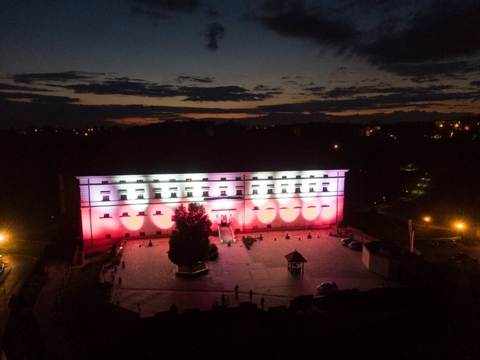 Illuminacja sandomierskiego zamku 