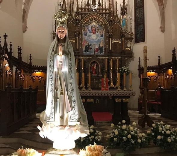 Nabożeństwo maryjne w Bobowej