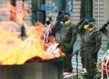 Uroczystości 229. rocznicy uchwalenia Konstytucji 3 Maja na placu Litewskim w Lublinie.