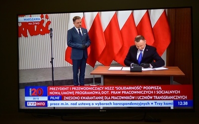 Prezydent podpisał nową umowę programową z NSZZ "Solidarność"