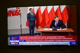 Prezydent podpisał nową umowę programową z NSZZ "Solidarność"