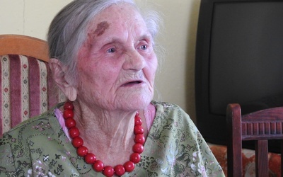 Stefania Pachla, 103-latka z Bielin. 