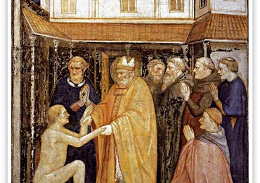 Puccio Capanna
ŚW. STANISŁAW WSKRZESZAJĄCY PIOTROWINA 
fresk, ok. 1338
bazylika św. Franciszka Asyż
