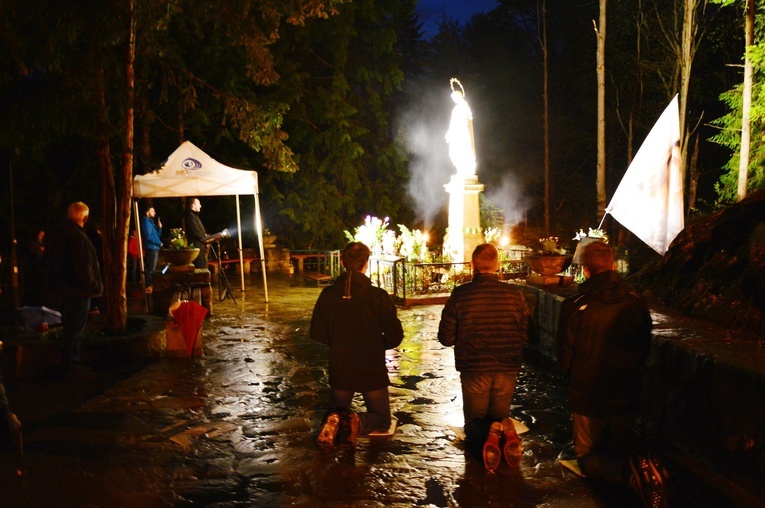 Majowy Męski Różaniec w Krynicy