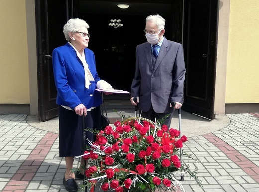 70-lecie małżeństwa Krystyny i Gerarda Gawronów