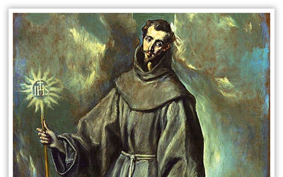 Dominikos Theotokopulos zwany El Greco "Św. Bernardyn", olej na płótnie, 1603 r. Muzeum Prado, Madryt