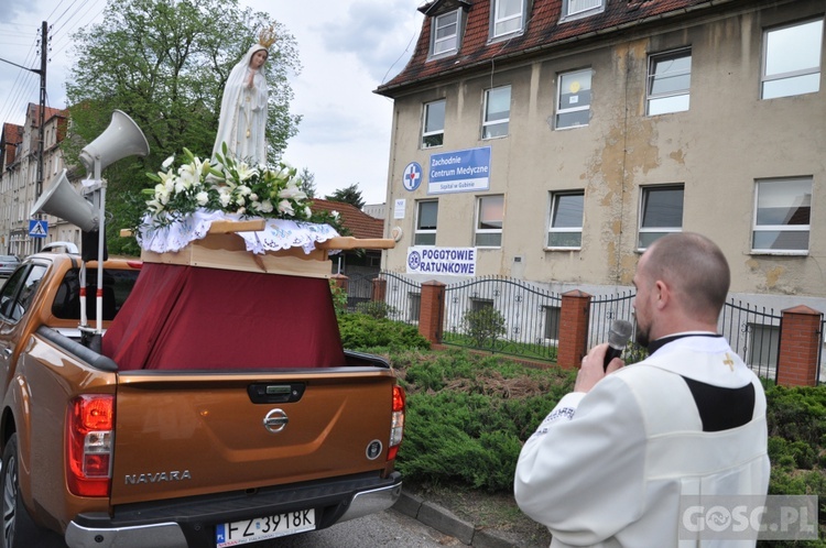 Matka Boża Fatimska na ulicach Gubina