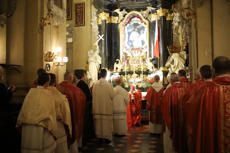 Msza św. w kościele na Skałce