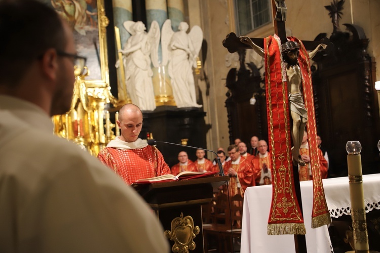 Msza św. w kościele na Skałce