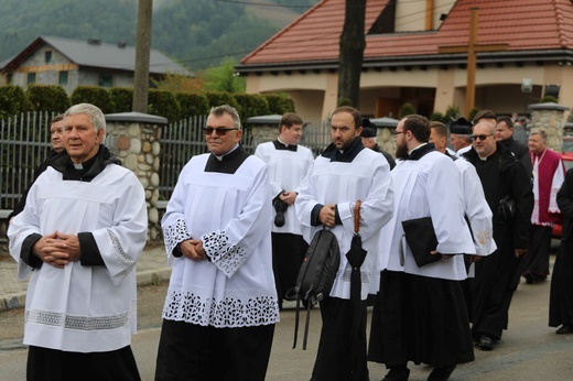 Pogrzeb śp. ks. Michała Klisia w Międzybrodziu Żywieckim