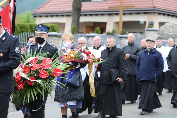 Pogrzeb śp. ks. Michała Klisia w Międzybrodziu Żywieckim