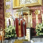 Zaborów. Poświęcenie figury św. Jana Pawła II