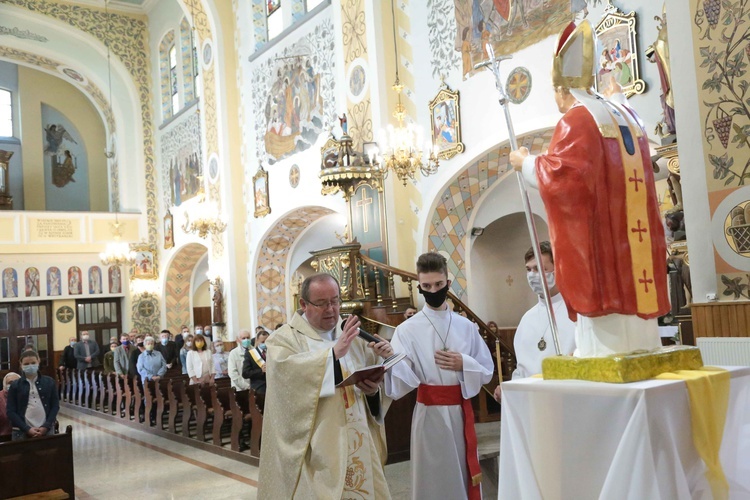 Zaborów. Poświęcenie figury św. Jana Pawła II