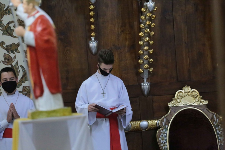 Zaborów. Poświęcenie figury św. Jana Pawła II