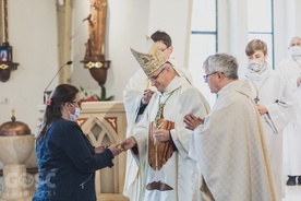 Bp Marek Mendyk po raz pierwszy odwiedził swoją parafię jako ordynariusz świdnicki.