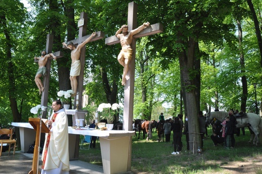 Pielgrzymka miłośników koni na Górę Świętej Anny