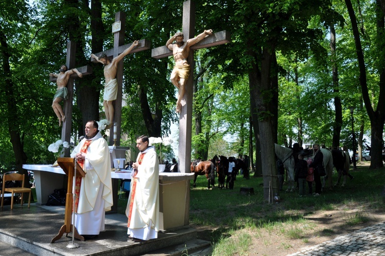 Pielgrzymka miłośników koni na Górę Świętej Anny