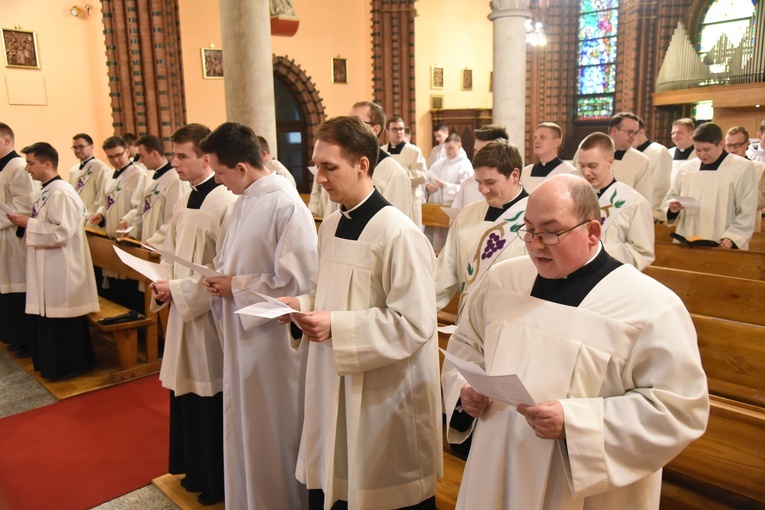 Przyjęcie kleryków do Straży Honorowej Najświętszego Serca Pana Jezusa