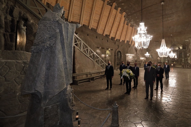 Wieliccy górnicy uczcili 100. rocznicę urodzin Jana Pawła II