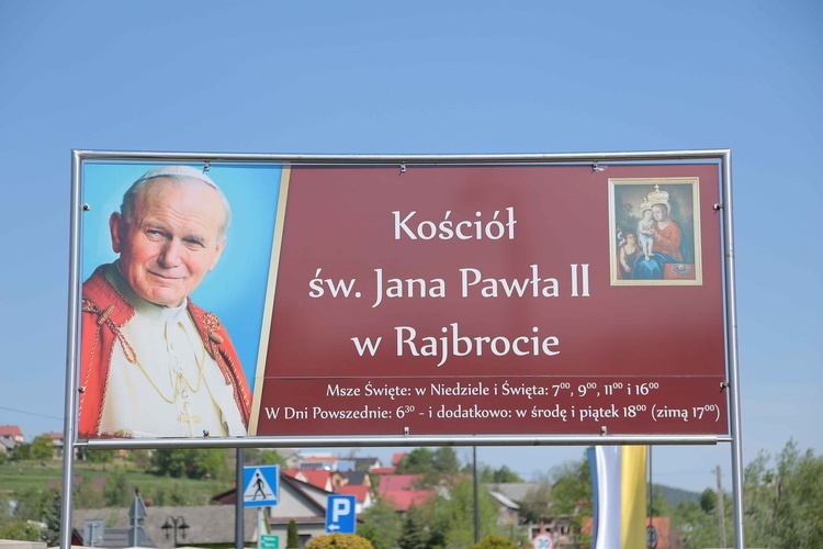 Otwarcie ścieżki Jana Pawła II