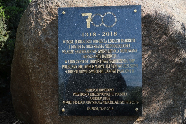 Otwarcie ścieżki Jana Pawła II