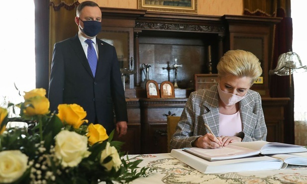 Prezydencka para odwiedziła Muzeum Dom Rodzinny Jana Pawła II w Wadowicach