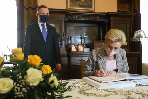 Prezydencka para odwiedziła Muzeum Dom Rodzinny Jana Pawła II w Wadowicach