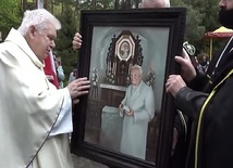 Obraz świętego papieża dla sanktuarium na Górze Chełmskiej