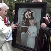 Obraz świętego papieża dla sanktuarium na Górze Chełmskiej
