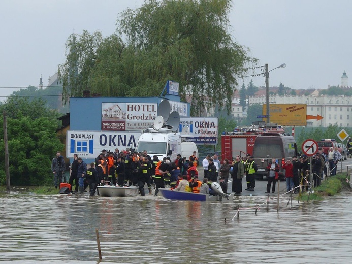 Sandomierz 2010. To była wielka powódz. 