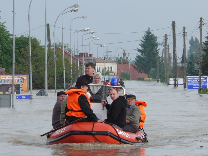 Sandomierz 2010. To była wielka powódz. 