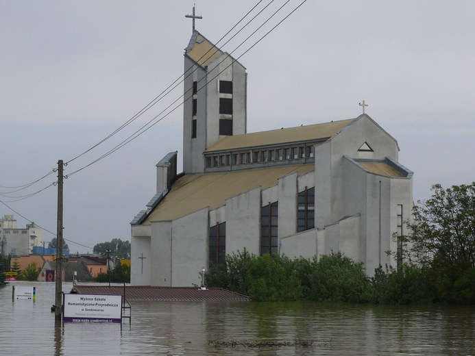 Sandomierz 2010. To była wielka powódz. 