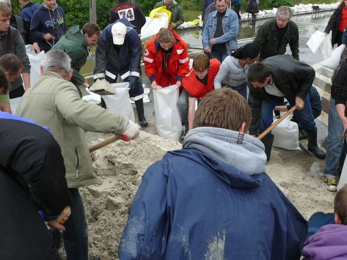 Sandomierz 2010. To była wielka powódz. 