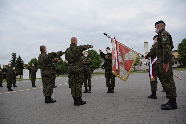 Przysięga wojskowa w Sandomierzu