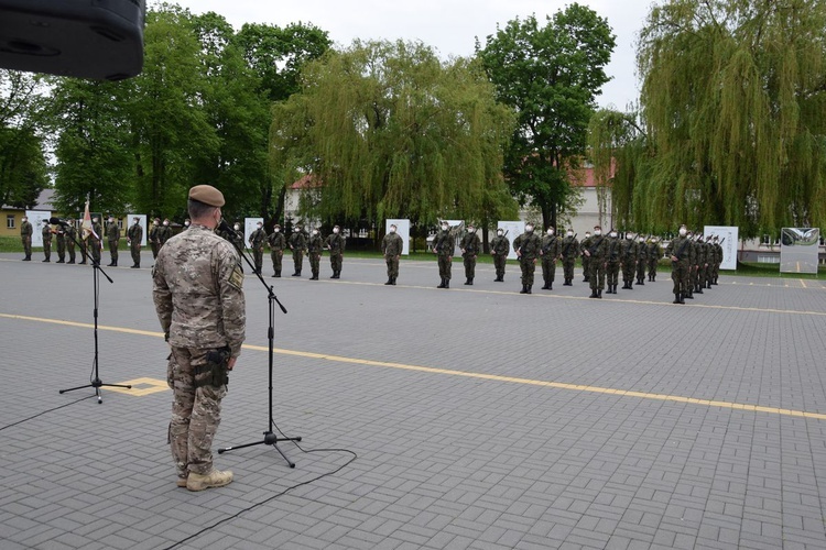 Przysięga wojskowa w Sandomierzu