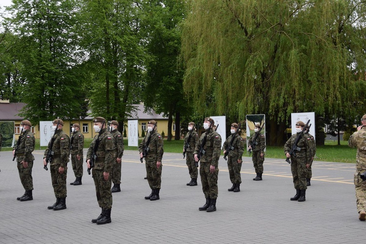 Przysięga wojskowa w Sandomierzu