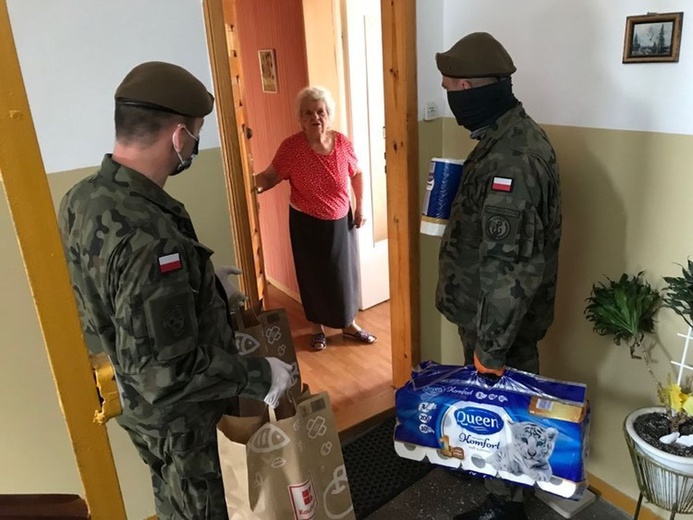 Pomoc terytorialsów w walce z koronawirusem