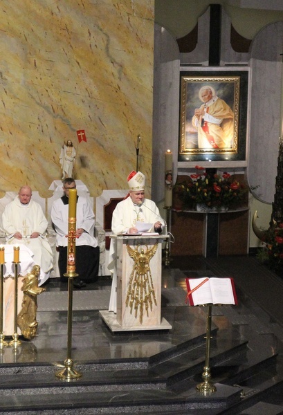 Msza św. w 25. rocznicę wizyty Jana Pawła II w Bielsku-Białej - kościół NSPJ