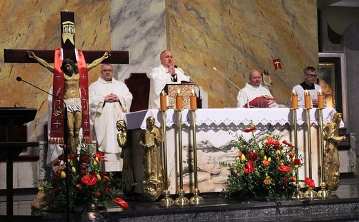 Msza św. w 25. rocznicę wizyty Jana Pawła II w Bielsku-Białej - kościół NSPJ