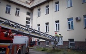 Akcja strażaków w Szpitalu Miejskim nr 4 w Gliwicach