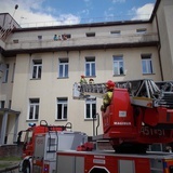 Akcja strażaków w Szpitalu Miejskim nr 4 w Gliwicach