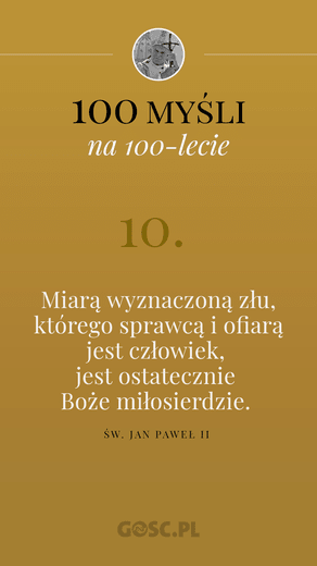 100 myśli na 100-lecie urodzin Jana Pawła II